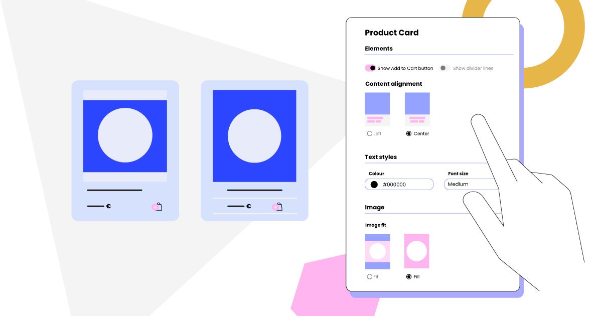 What is a product card and what should it include?