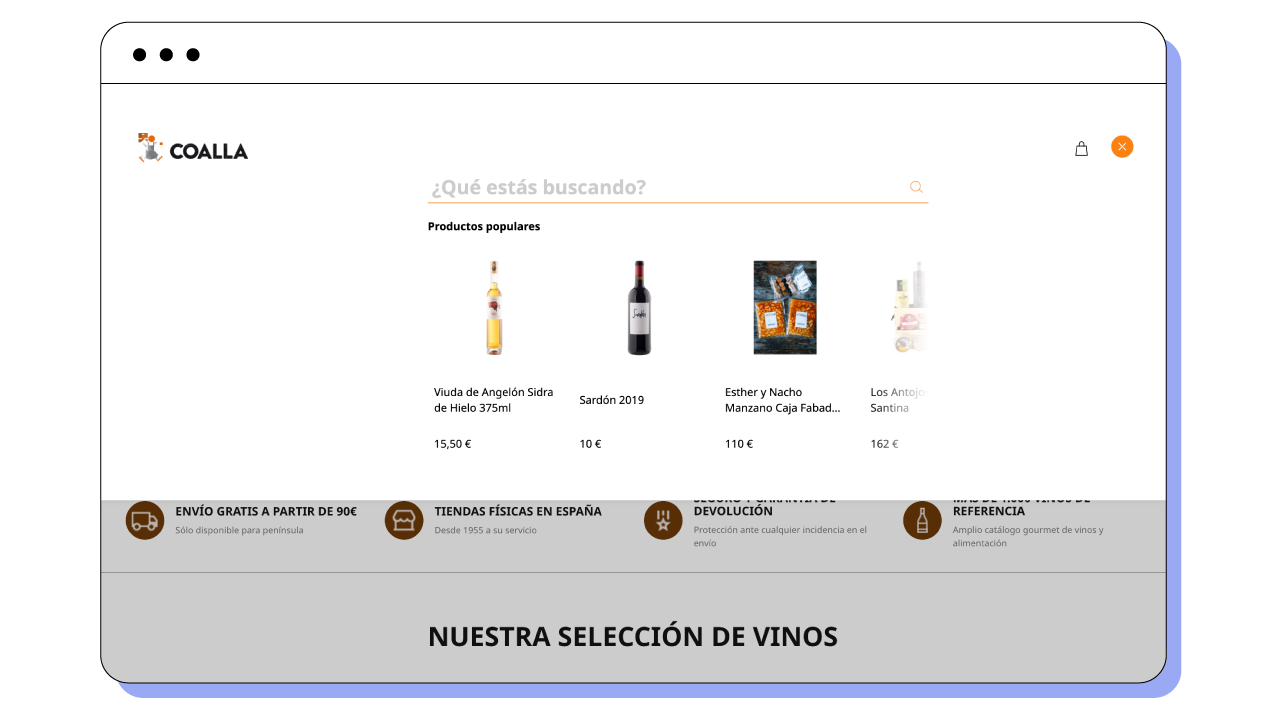 Productos Populares Motive Commerce Search